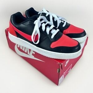 Size 10 - Nike Ebernon Low Black Habanero Red Aq1775-004 W/box
